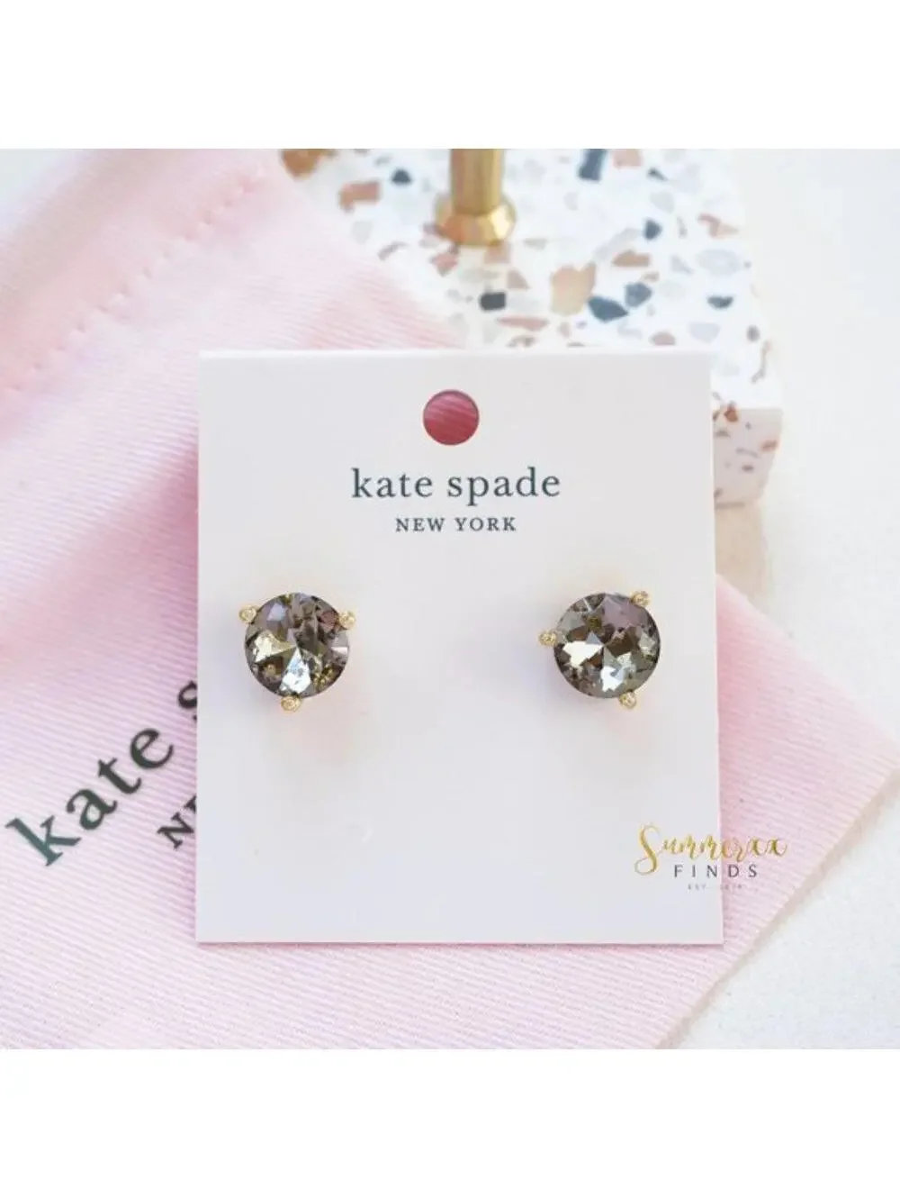 Kate Spade Rise and Shine Crystal Stud Earrings